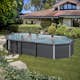 Poolpaket Swim & Fun Kompositpool Oval Full Kit 1,24 m
