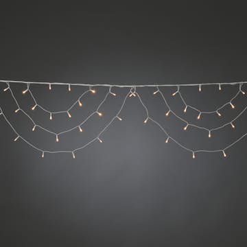 Istappsslinga Gnosjö Konstsmide Bågar 184L Amber LED