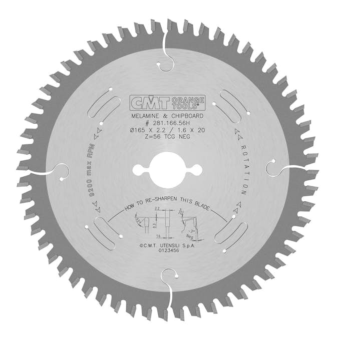 Formatsågklinga CMT Orange Tools TF Laminat/Spånskivor