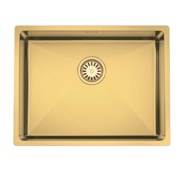 Diskho DecoSteel DI-ART GOLD 53 Enkel för Kök och Tvättstuga
