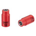 Hylsa Teng Tools Med 3/8 tum Fyrkantsfäste M380506/M380520 1000 V