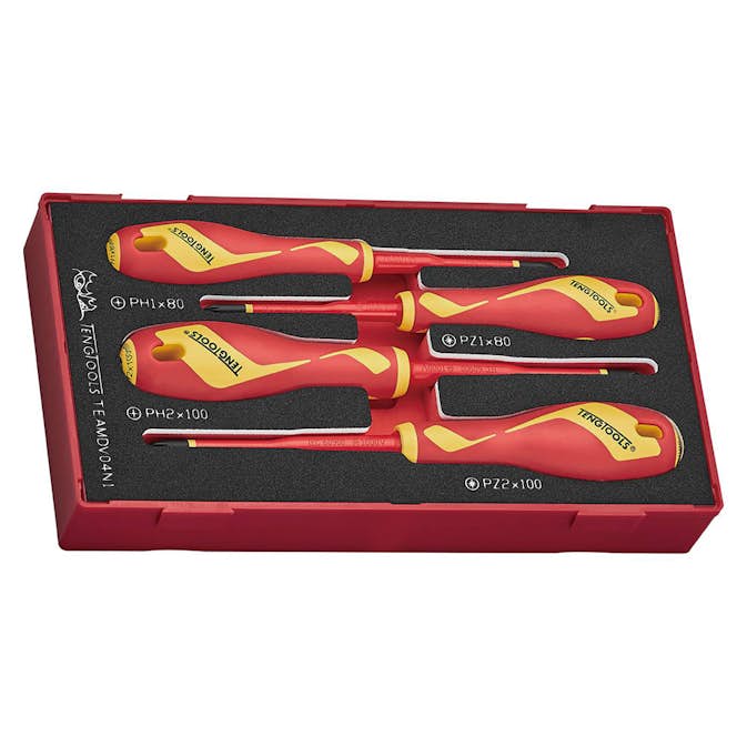 Skruvmejselsats Teng Tools TEAMDV04N1 1000V