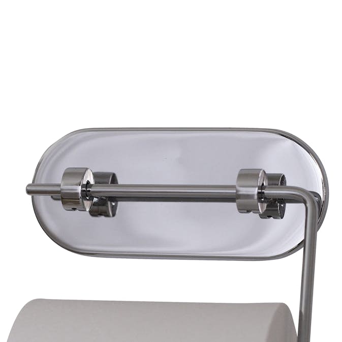 Toalettpappershållare Bosign Round med Dolt Sugproppsfäste