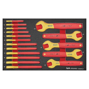 Nyckelsats Teng Tools TEFSPV17 1000 V