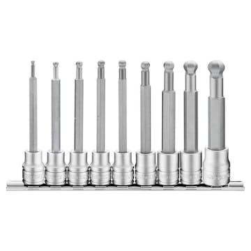 Hylsbitssats Teng Tools Lång 3/8 tum Sexkant