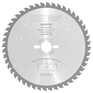 Sågklinga CMT Orange Tools Kapning/klyvning W