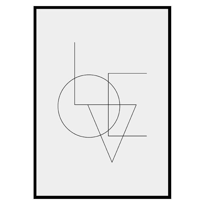 Poster Gallerix Love Typo