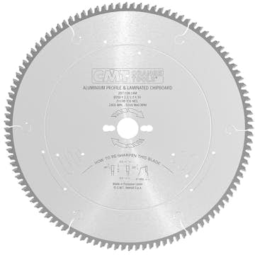 Sågklinga CMT Orange Tools NE NEG Alu/laminat