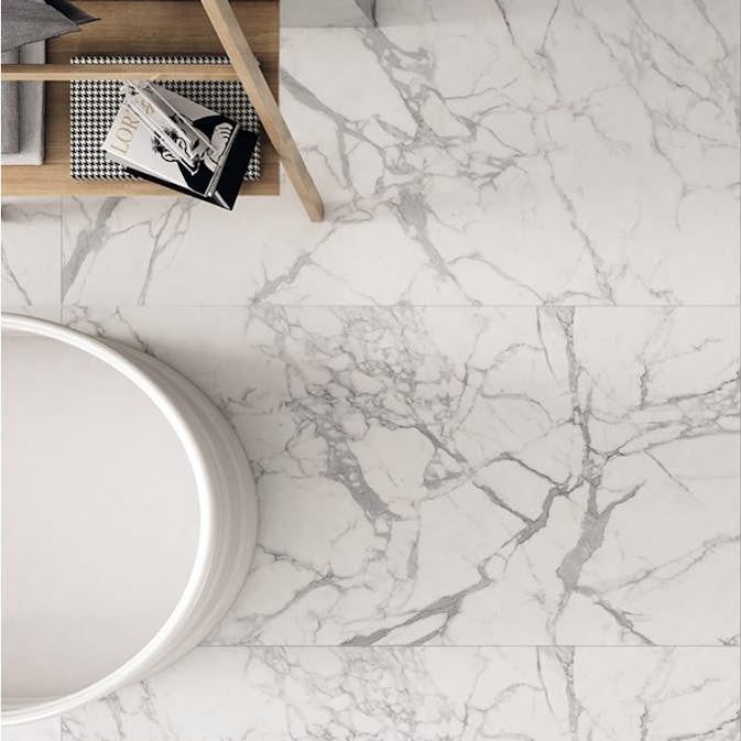 Klinker Ceramiche Keope Elements Lux Calacatta Vit 30x60 cm