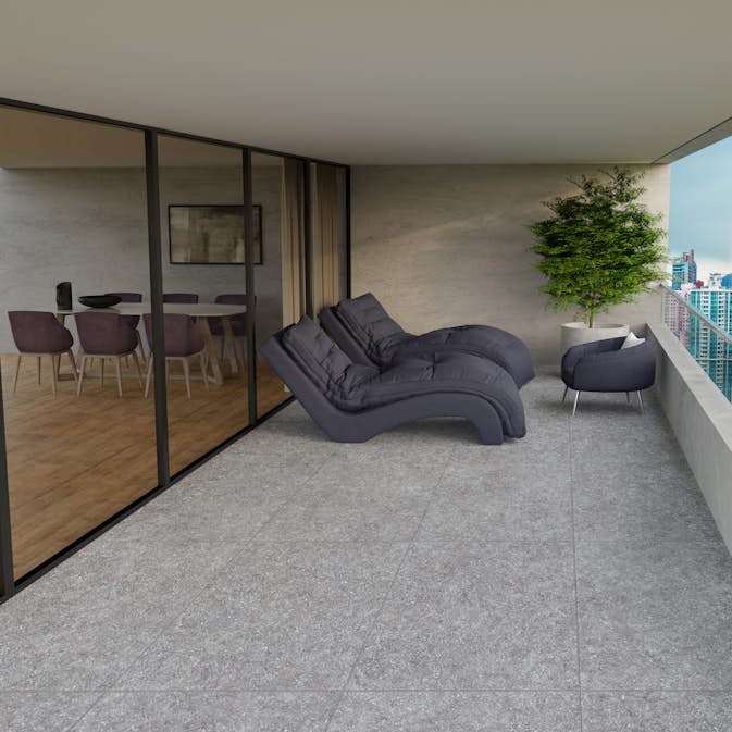 Klinker Netto Ceramika Bremen Grey Matt 60x60 cm