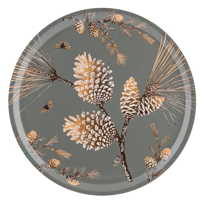 Bricka Åry Trays Pine Cone Rund