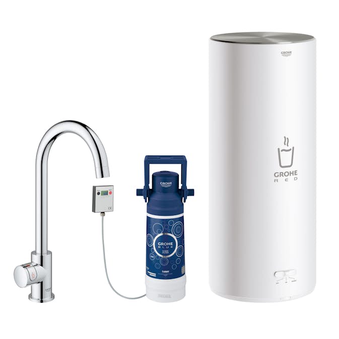 Köksblandare Grohe Red Mono 30080 med Integrerad Vattenkokare L-size