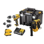 Kombikit DeWalt 2x3 Ah Tstak