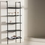 Vägghängd Hylla Venture Home Caracas i Svart Stål 183 cm