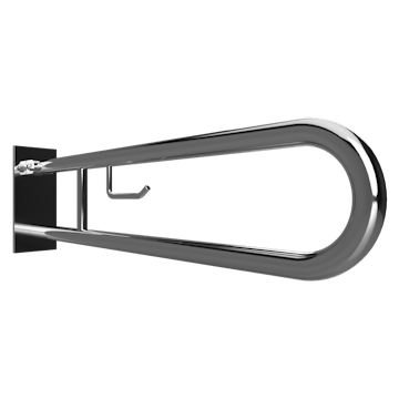 Stödhandtag Bemeta Help Med toalettpappershållare 829 mm