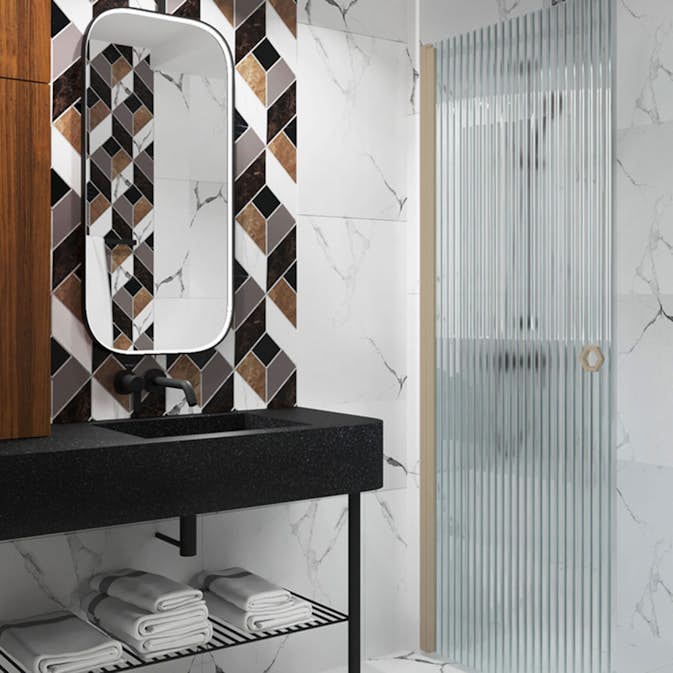 Duschdörr Hietakari Forma 302 Vändbar