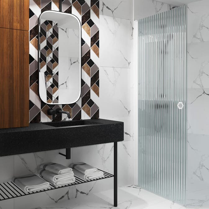 Duschdörr Hietakari Forma 302 Vändbar