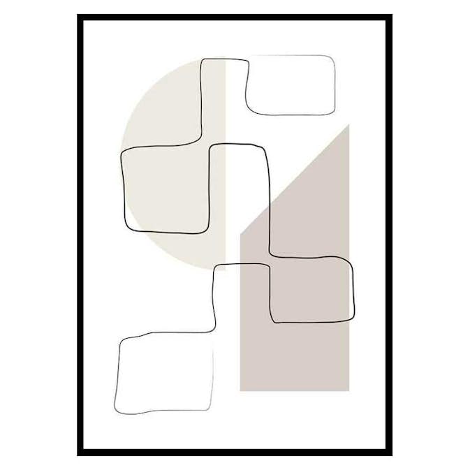 Poster Gallerix Art des Lignes No3