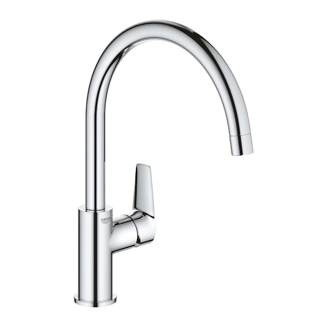 Köksblandare Grohe Start Edge C-Pip Engreppsblandare Krom Svängbar Pip Quickfix