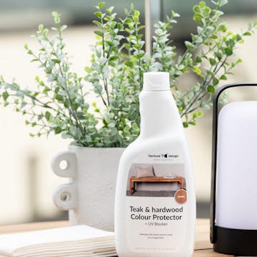 Möbelimpregnering Venture Home Bold Teak & Hardwood Colour Protector + UV Blocker Utomhus