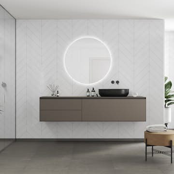 Våtrumsskiva Fibo 3091-M78 HG Denver White 10x620x2400 mm