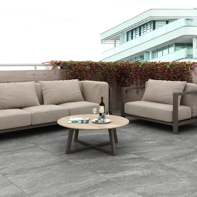 Klinker Netto Ceramika Halle Grey Matt 60x60 cm