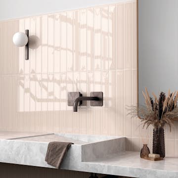 Klinker Lhådös Vitral Dekor Sand 5x40 cm