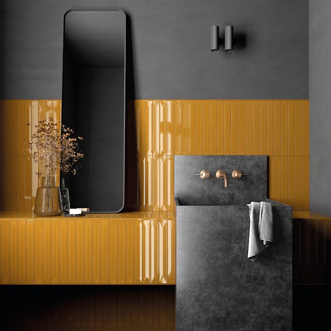 Klinker Lhådös Vitral Dekor Honey 5x40 cm