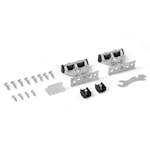 Beslagssats Habo SF-75 Komplett Hjultsats för Skjutdörrsskena SF-75