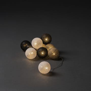 Ljusslinga Gnosjö Konstsmide 10L Garnbollar LED