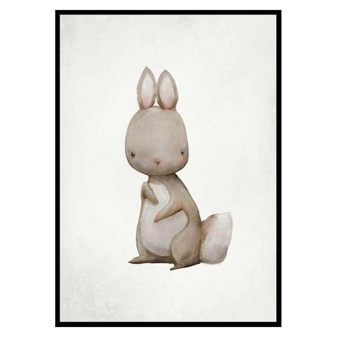 Poster Gallerix Watercolor Hare