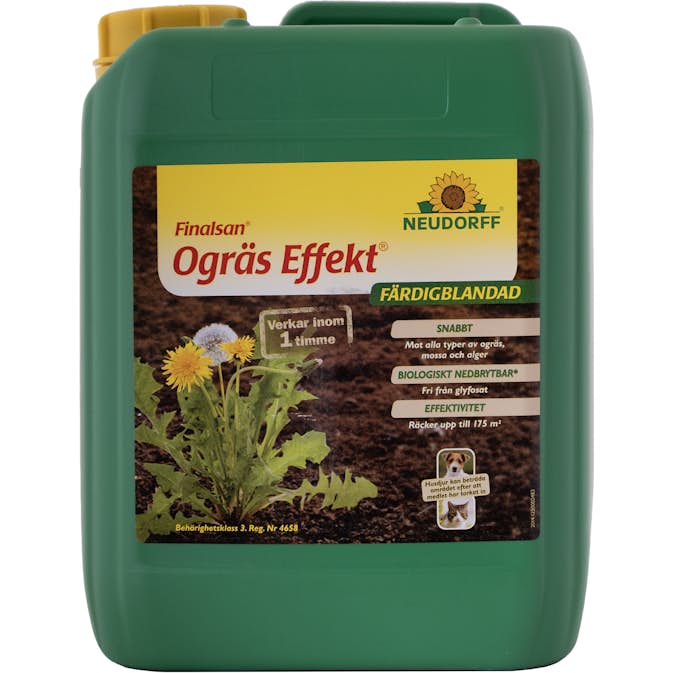 Ogräsbekämpning Neudorff Effekt 5L Färdigblandad för Odling & Trädgårdsskötsel