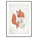 Poster Gallerix Watercolor Fox And Bunny