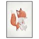 Poster Gallerix Watercolor Fox And Bunny