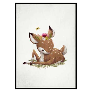 Poster Gallerix Watercolor Sleepy Deer