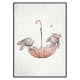 Poster Gallerix Watercolor Rabbit Friends