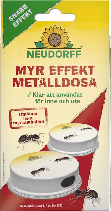 Insektsbekämpning Neudorff Myr Effekt Metall Dosor för Myrsamhällen