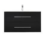 Tvättställsskåp Arredo Spirit Svart