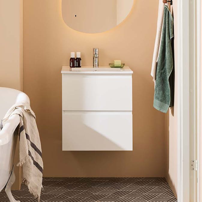 Tvättställsskåp Noro Vega med Tvättställ