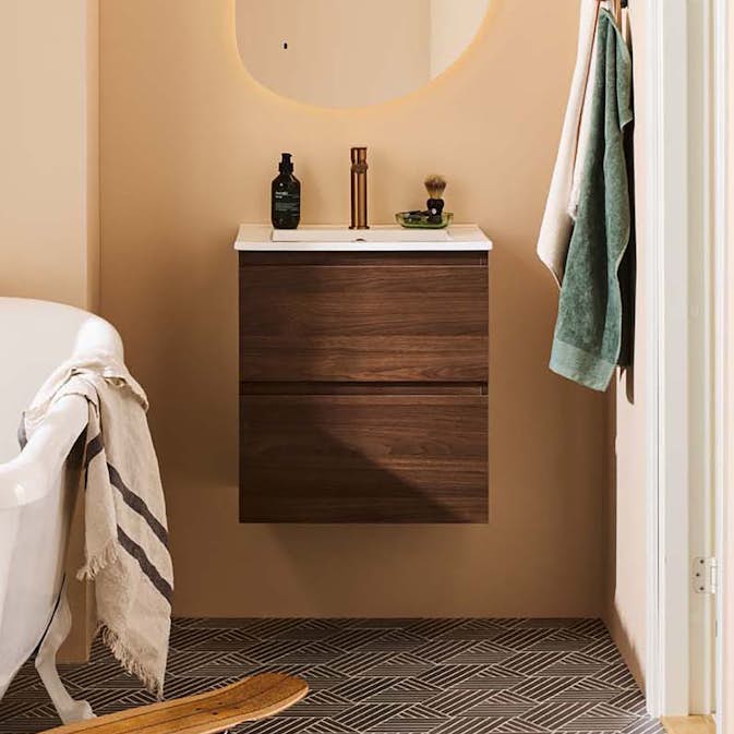 Tvättställsskåp Noro Vega med Tvättställ