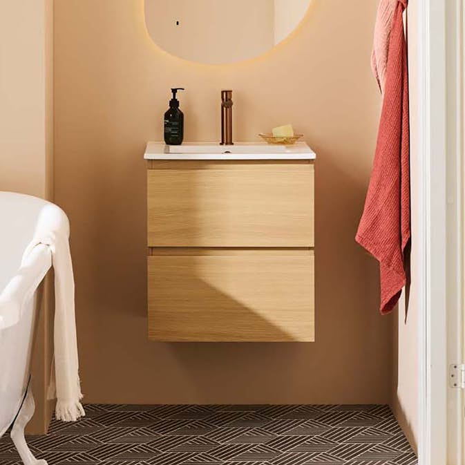 Tvättställsskåp Noro Vega med Tvättställ