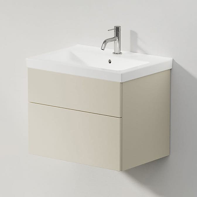 Tvättställsskåp INR Viskan Solid med 2 Lådor