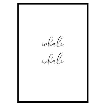 Poster Gallerix Inhale Exhale