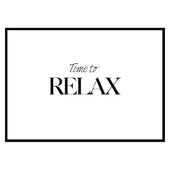 Poster Gallerix Time To Relax No1