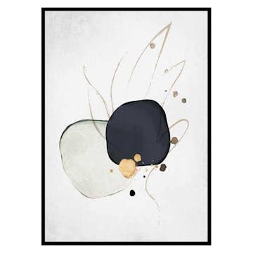 Poster Gallerix Abstract in Layers No1