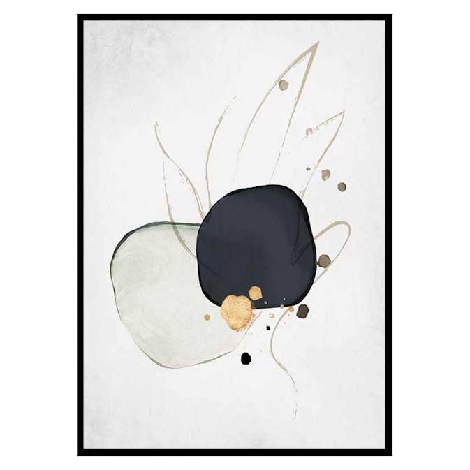 Poster Gallerix Abstract in Layers No1