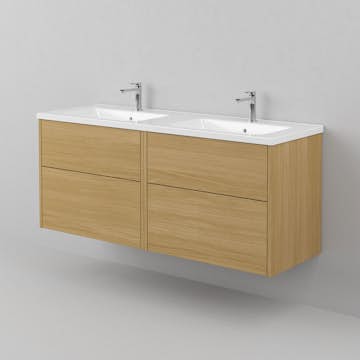 Tvättställsskåp INR Grand Solid 1400 Dubbel