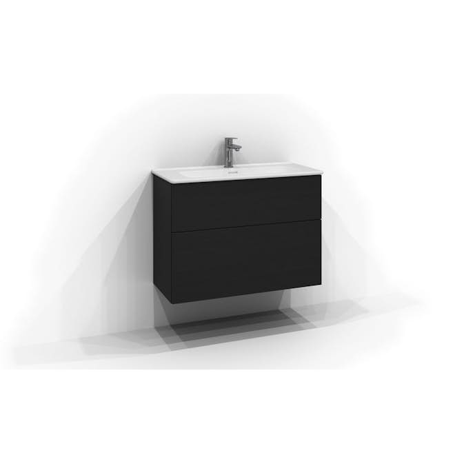 Tvättställsskåp Svedbergs Poem Plan 350 med 2 Lådor