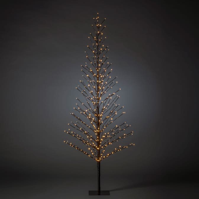 Ljusträd Gnosjö Konstsmide H2100 Svart LED Dekorationsgran