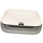 Tvättställ Badlyx Square 202 Bicolor 45x40 cm